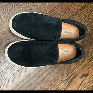Steve Madden Gills black suede